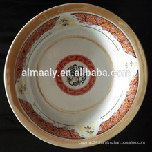 soup plate in ceramic material